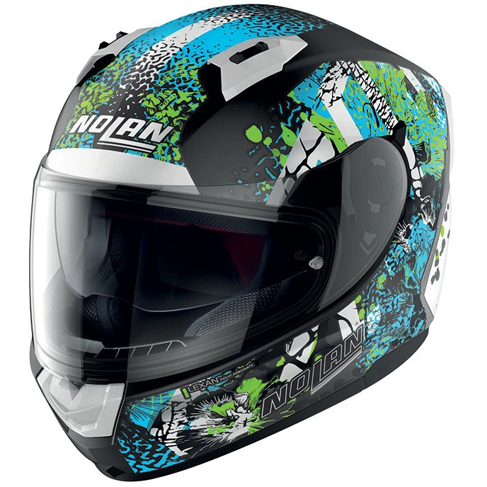 Casco Moto Integrale Nolan N60.6 EUFOR 030 Azzurro Opaco 1 Casco Moto Integrale Nolan N60.6 EUFOR 030 Azzurro Opaco