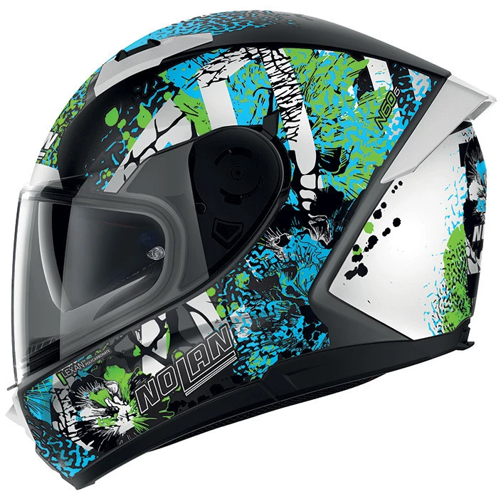 Casco Moto Integrale Nolan N60.6 EUFOR 030 Azzurro Opaco 2 Casco Moto Integrale Nolan N60.6 EUFOR 030 Azzurro Opaco - Image 2