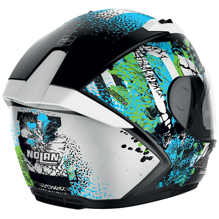 Casco Moto Integrale Nolan N60.6 EUFOR 030 Azzurro Opaco 3 Casco Moto Integrale Nolan N60.6 EUFOR 030 Azzurro Opaco - Image 3