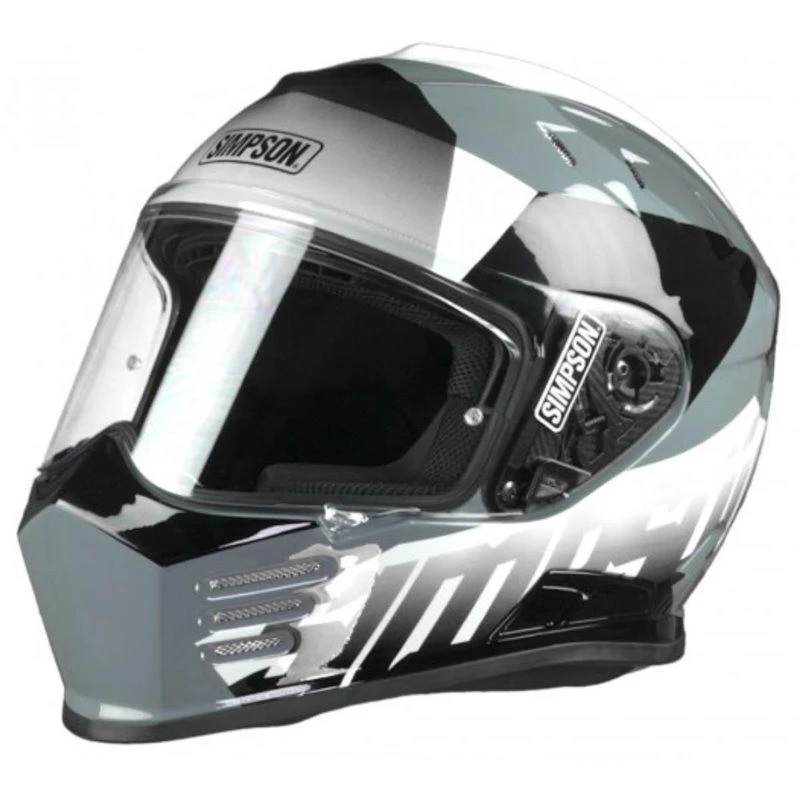 Casco Moto Integrale Simpson Venom Army Bianco Doppia Visiera 2 Casco Moto Integrale Simpson Venom Army Bianco Doppia Visiera - Image 2