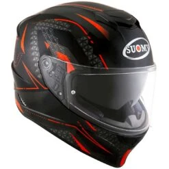 Casco Moto Integrale Suomy STELLAR SHADE Nero Rosso
