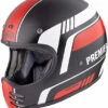 Premier® Casco Moto Integrale Vintage Premier MX BL92 BM Nero Rosso Opaco