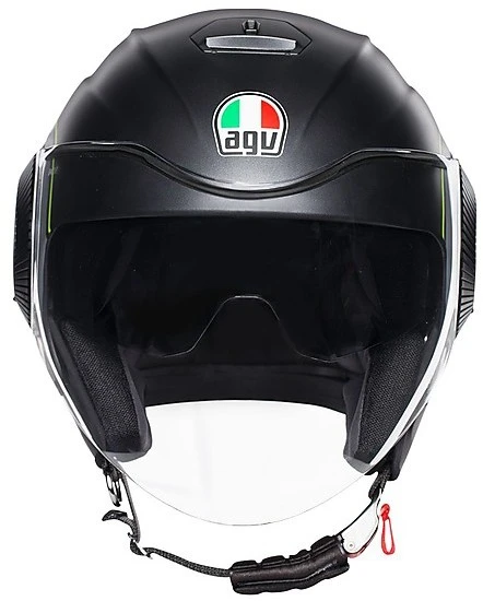 Casco Moto Jet AGV ORBYT Multi BRERA Nero Opaco Grigio Giallo Fluo 2 Casco Moto Jet AGV ORBYT Multi BRERA Nero Opaco Grigio Giallo Fluo - Image 2