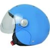 Casco Moto Jet Bambino Bhr 816 Baby Azzurro Opaco