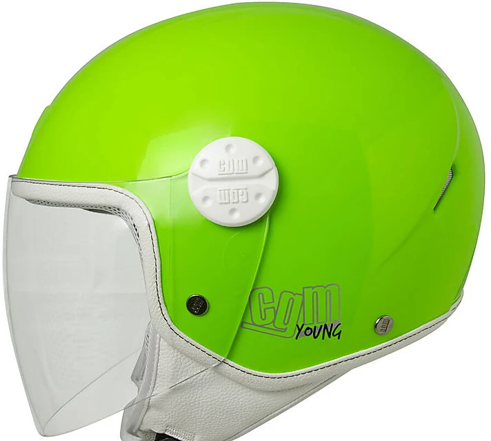 Casco Moto Jet Bambino CGM 206A Varadero Verde 2 Casco Moto Jet Bambino CGM 206A Varadero Verde - Image 2
