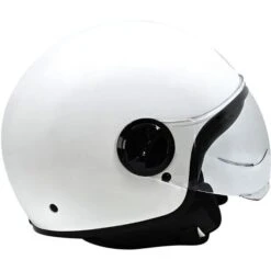 Casco Moto Jet Bhr 835 Special Bianco Lucido