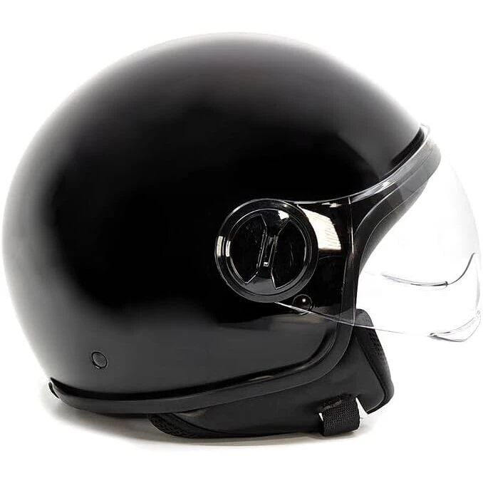 Casco Moto Jet Bhr 835 Special Nero Metallizzato 1 Casco Moto Jet Bhr 835 Special Nero Metallizzato