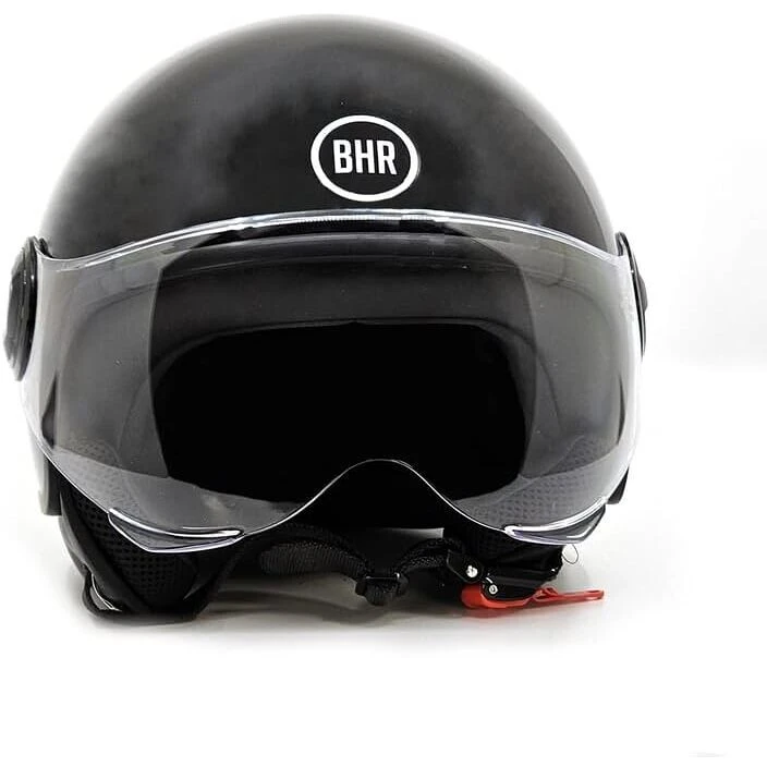Casco Moto Jet Bhr 835 Special Nero Metallizzato 3 Casco Moto Jet Bhr 835 Special Nero Metallizzato - Image 3
