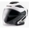 Casco Moto Jet Blauer JJ01 Doppia Visiera Mono Bianco
