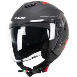 Casco Moto Jet CGM 126G IPER CITY Nero Rosso Opaco -Dainese Italia casco moto jet cgm 126g iper city nero rosso opaco 239883 zoom
