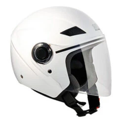 Casco Moto Jet CGM Modello 131A Caribe Bianco Metal
