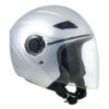 Casco Moto Jet CGM Modello 131A Caribe Silver Metal