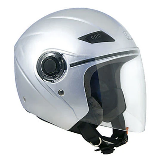 Casco Moto Jet CGM Modello 131A Caribe Silver Metal 1 Casco Moto Jet CGM Modello 131A Caribe Silver Metal