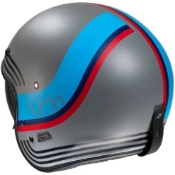 Casco Moto Jet Custom Hjc V31 BYRON MC21SF Grigio Opaco Rosso Azzurro -Dainese Italia casco moto jet custom hjc v31 byron mc21sf grigio opaco rosso azzurro 186938 zoom