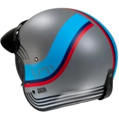 Casco Moto Jet Custom Hjc V31 BYRON MC21SF Grigio Opaco Rosso Azzurro -Dainese Italia casco moto jet custom hjc v31 byron mc21sf grigio opaco rosso azzurro 186939 zoom