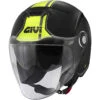 Casco Moto Jet Givi 12.5F GRAPHIC TOUCH Nero Opaco Giallo