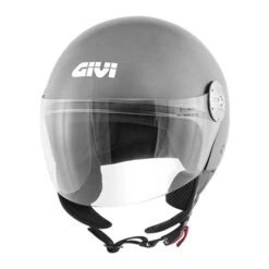 Casco Moto Jet Givi Modello 10.7 Mini Per Sottosella Mono Titanio Opaco
