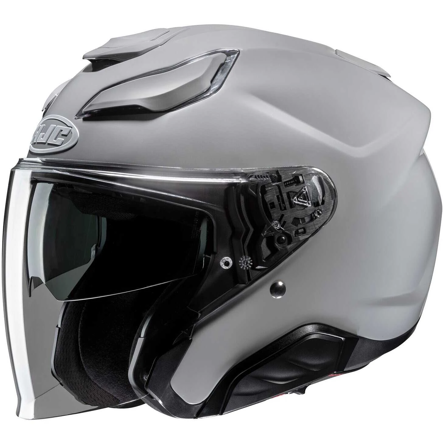 Casco Moto Jet Hjc F31 Solid Nardo Grey 1 Casco Moto Jet Hjc F31 Solid Nardo Grey