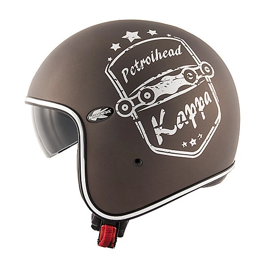 Casco Moto Jet In Fibra Vintage Custom Kappa KV-29 PHILADELPHIA Petrolhead Tobacco 1 Casco Moto Jet In Fibra Vintage Custom Kappa KV-29 PHILADELPHIA Petrolhead Tobacco