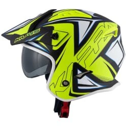 Casco Moto Jet Kappa KV45 Trial Gemini Nero Opaco Giallo Bianco -Dainese Italia casco moto jet kappa kv45 trial gemini nero opaco giallo bianco 200973 zoom