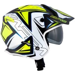 Casco Moto Jet Kappa KV45 Trial Gemini Nero Opaco Giallo Bianco -Dainese Italia casco moto jet kappa kv45 trial gemini nero opaco giallo bianco 200974 zoom