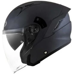 Casco Moto Jet KYT NF-J PLAIN Opaco Antracite