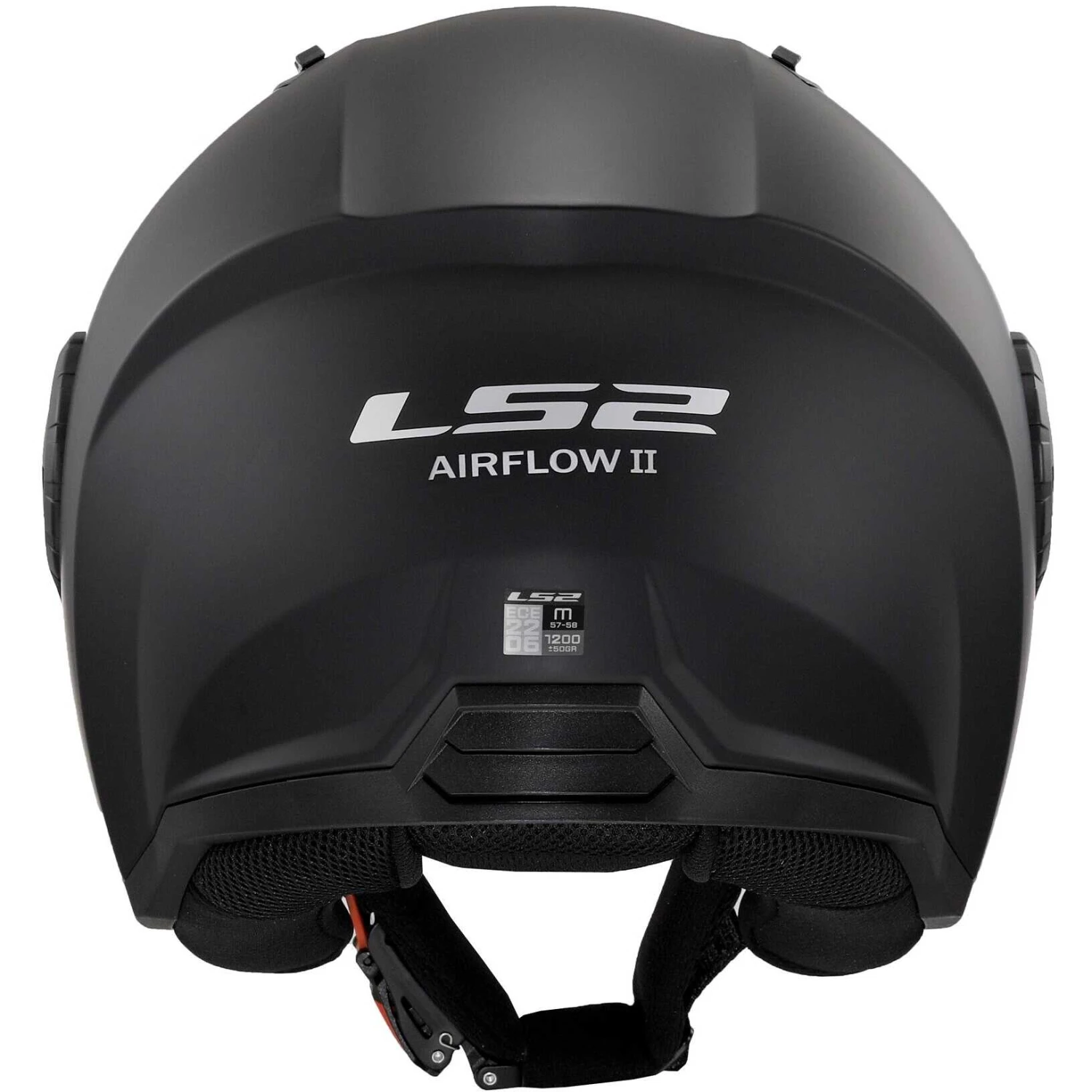 Casco Moto Jet Ls2 OF616 AIRFLOW 2 SOLID Nero Opaco 3 Casco Moto Jet Ls2 OF616 AIRFLOW 2 SOLID Nero Opaco - Image 3