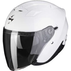 Casco Moto Jet Scorpion EXO-230 Solid Bianco