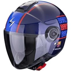 Casco Moto Jet Scorpion EXO-CITY 2 FC BARCELLONA Blu