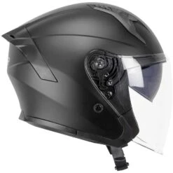 Casco Moto Jet Ska-P 1MHA JEDI MONO Nero Opaco