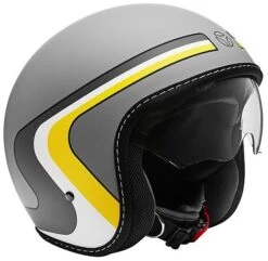 Casco Moto Jet Vintage Momo Design EAGLE Vintage Titanio Opaco