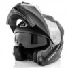 Casco Moto Modulare Acerbis Doppia Visiera Serel Nero Opaco