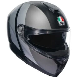 Casco Moto Modulare Agv SPORTMODULAR OVERLAY Opaco Double Grigio