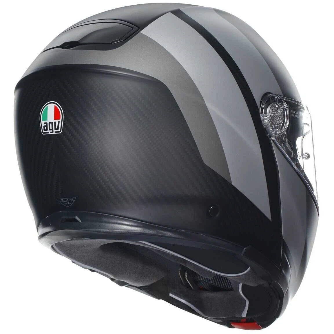 Casco Moto Modulare Agv SPORTMODULAR OVERLAY Opaco Double Grigio 6 Casco Moto Modulare Agv SPORTMODULAR OVERLAY Opaco Double Grigio - Image 6