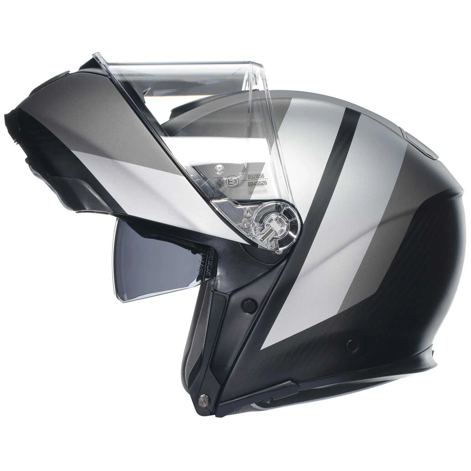 Casco Moto Modulare Agv SPORTMODULAR OVERLAY Opaco Double Grigio 8 Casco Moto Modulare Agv SPORTMODULAR OVERLAY Opaco Double Grigio - Image 8