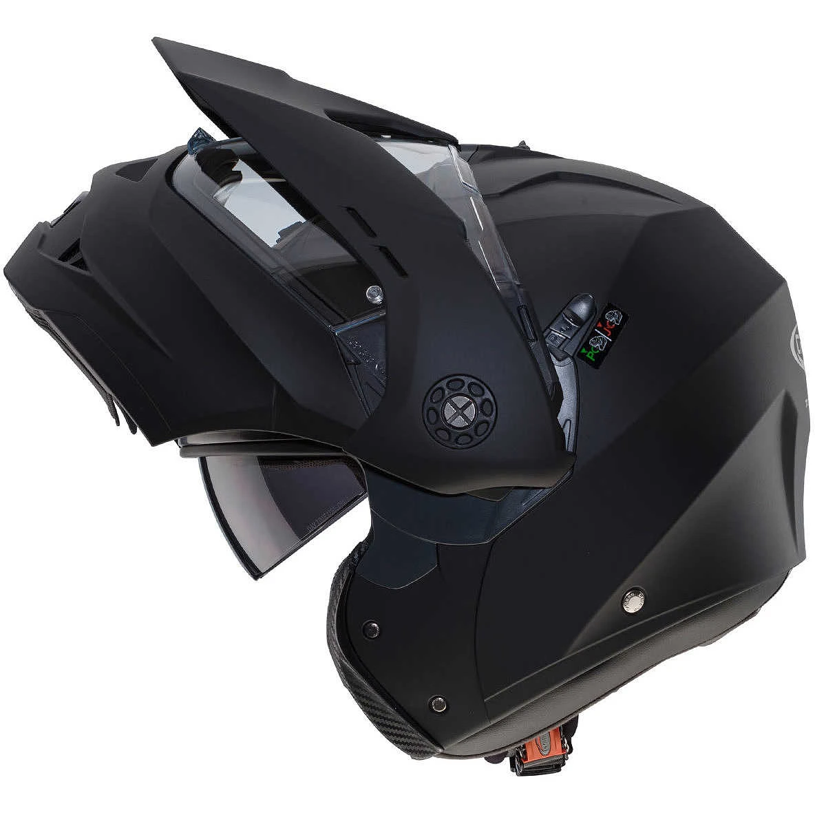 Casco Moto Modulare Caberg Modello Tourmax Nero Opaco 4 Casco Moto Modulare Caberg Modello Tourmax Nero Opaco - Image 4
