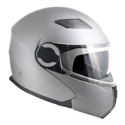 Casco Moto Modulare CGM 505 New Singapore Silver Lucido