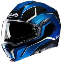 Casco Moto Modulare Hjc I100 LORIX MC2 Nero Blu