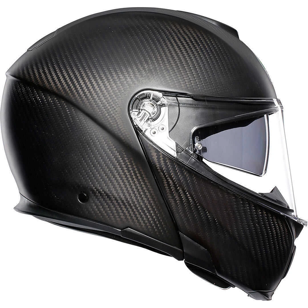 Casco Moto Modulare In Carbonio AGV Sportmodular Mono Carbonio Opaco 6 Casco Moto Modulare In Carbonio AGV Sportmodular Mono Carbonio Opaco - Image 6