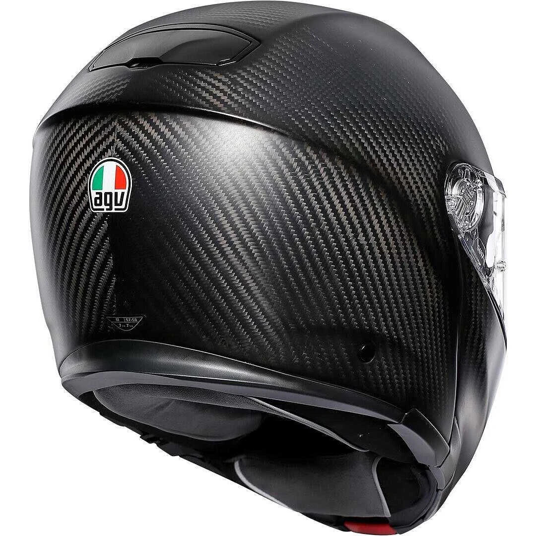 Casco Moto Modulare In Carbonio AGV Sportmodular Mono Carbonio Opaco 8 Casco Moto Modulare In Carbonio AGV Sportmodular Mono Carbonio Opaco - Image 8