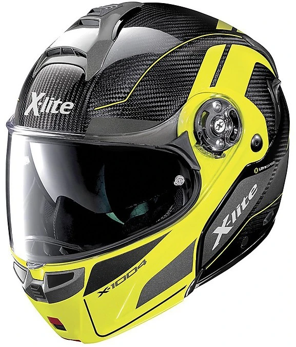 Casco Moto Modulare In Carbonio X-Lite X-1004 Ultra Carbon CHARISMATIC N-Com 014 Carbon Giallo 1 Casco Moto Modulare In Carbonio X-Lite X-1004 Ultra Carbon CHARISMATIC N-Com 014 Carbon Giallo