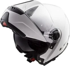 Casco Moto Modulare LS2 Doppia Visiera FF325 Strobe Bianco Lucido -Dainese Italia casco moto modulare ls2 doppia visiera ff325 strobe bianco lucido 86199 zoom