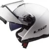 Casco Moto Modulare LS2 Doppia Visiera FF325 Strobe Bianco Lucido