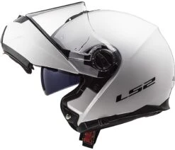 Casco Moto Modulare LS2 Doppia Visiera FF325 Strobe Bianco Lucido