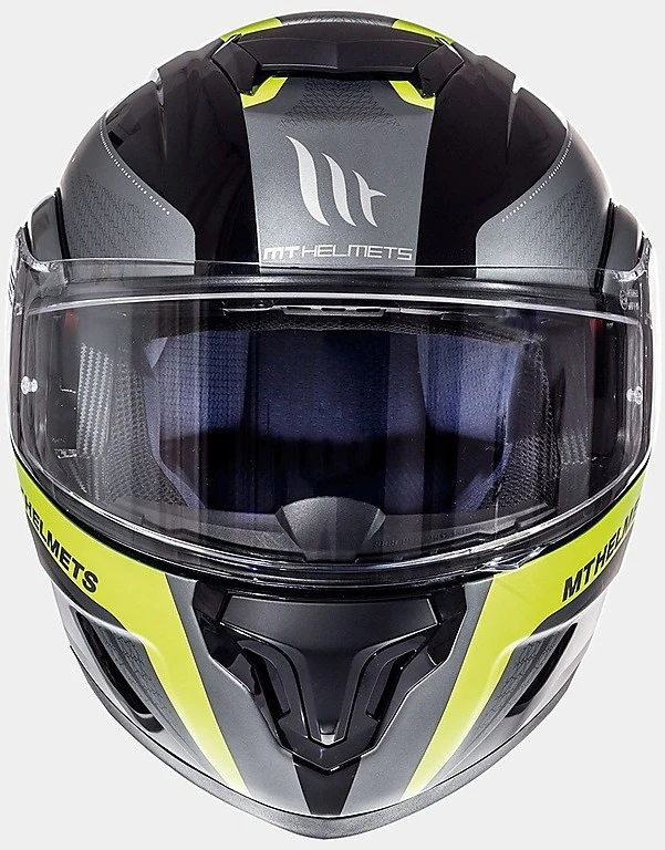 Casco Moto Modulare MT Helmets ATOM Sv Tarmac Nero Giallo Opaco E Lucido 3 Casco Moto Modulare MT Helmets ATOM Sv Tarmac Nero Giallo Opaco E Lucido - Image 3