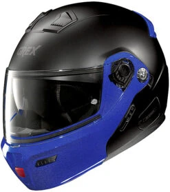 Casco Moto Modulare Omologato P/J Grex G9.1 Evolve 33 Couplè N-COM Nero Opaco