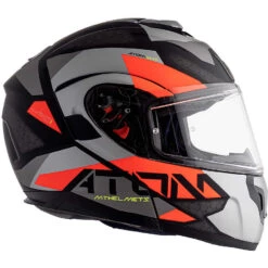 Casco Moto Modulare Omologato P/J Mt Helmet ATOM Sv W17 A5 Rosso Opaco -Dainese Italia casco moto modulare omologato p j mt helmet atom sv w17 a5 rosso opaco 199692 zoom