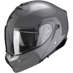 Casco Moto Modulare Omologato P/J Scorpion EXO-930 SOLID Grigio