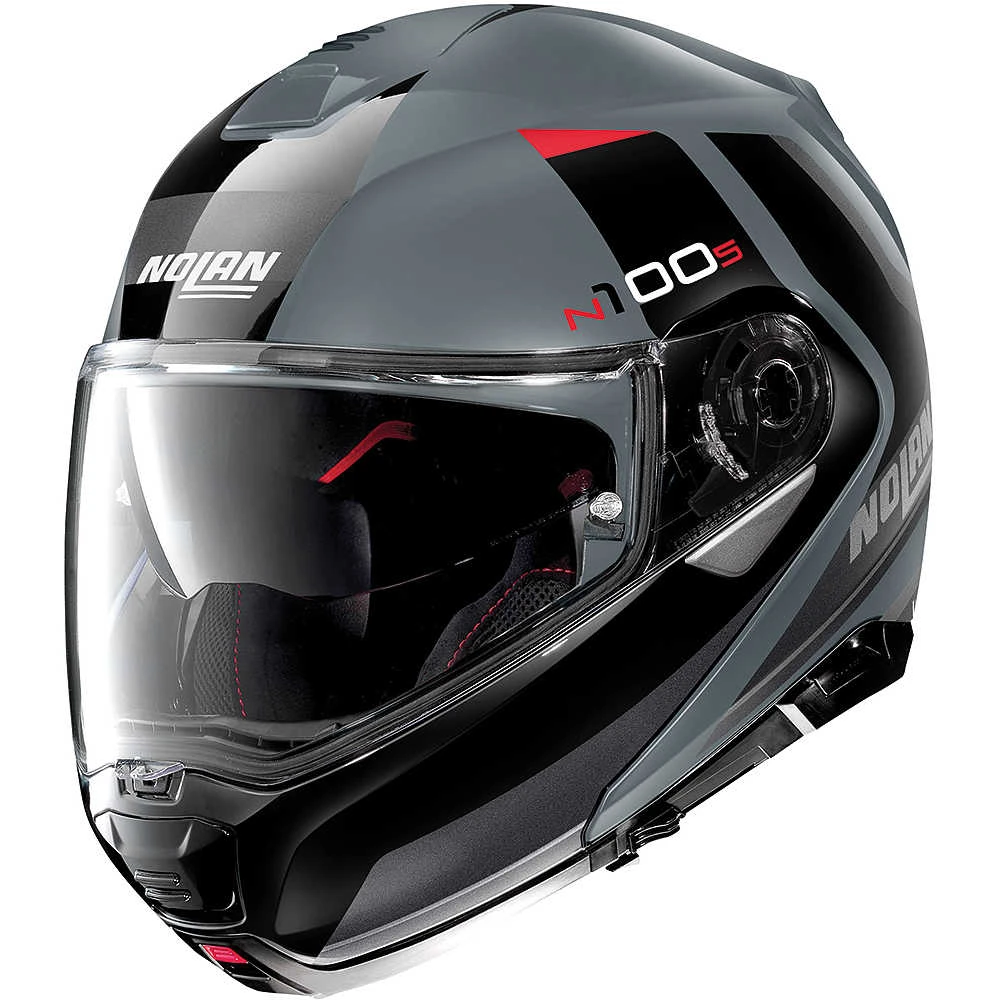 Casco Moto Modulare Omologazione P/J Nolan N100.5 HILLTOP N-Com 064 Slate Grey 1 Casco Moto Modulare Omologazione P/J Nolan N100.5 HILLTOP N-Com 064 Slate Grey