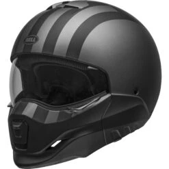 Casco Moto Modulare P/J Bell BROOZER FREE RIDE Grigio Nero Opaco